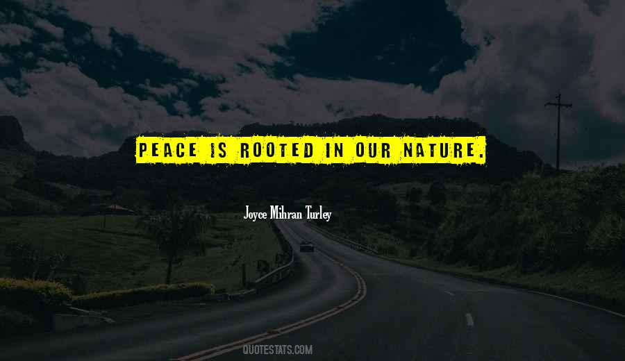 Quotes On Peace In Nature #623991