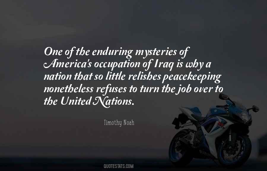 Quotes On Peacekeeping #1673250