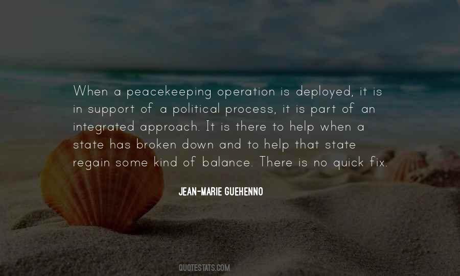 Quotes On Peacekeeping #615446