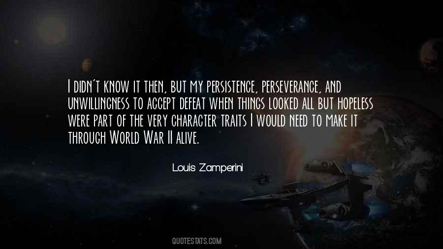 Quotes On Perseverance And Persistence #1608288