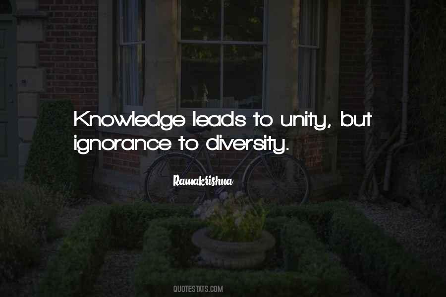 Unity Of Knowledge Quotes #760068