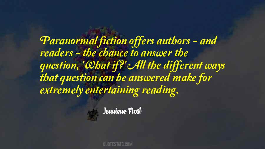 Fiction Readers Quotes #109464