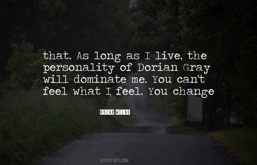 Quotes On Personality Change #1467033