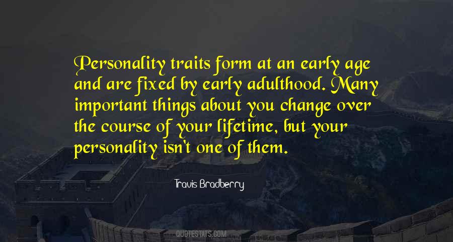 Quotes On Personality Change #1498878