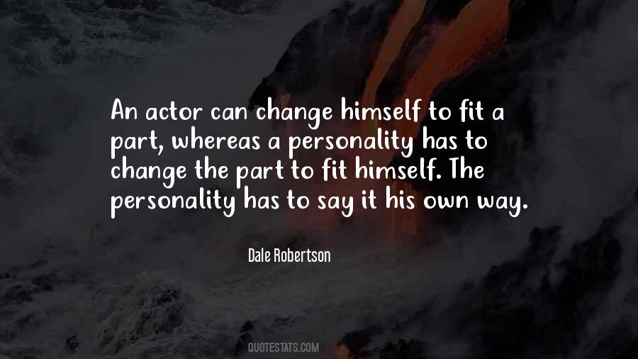Quotes On Personality Change #1767579