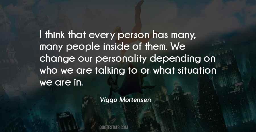 Quotes On Personality Change #523093