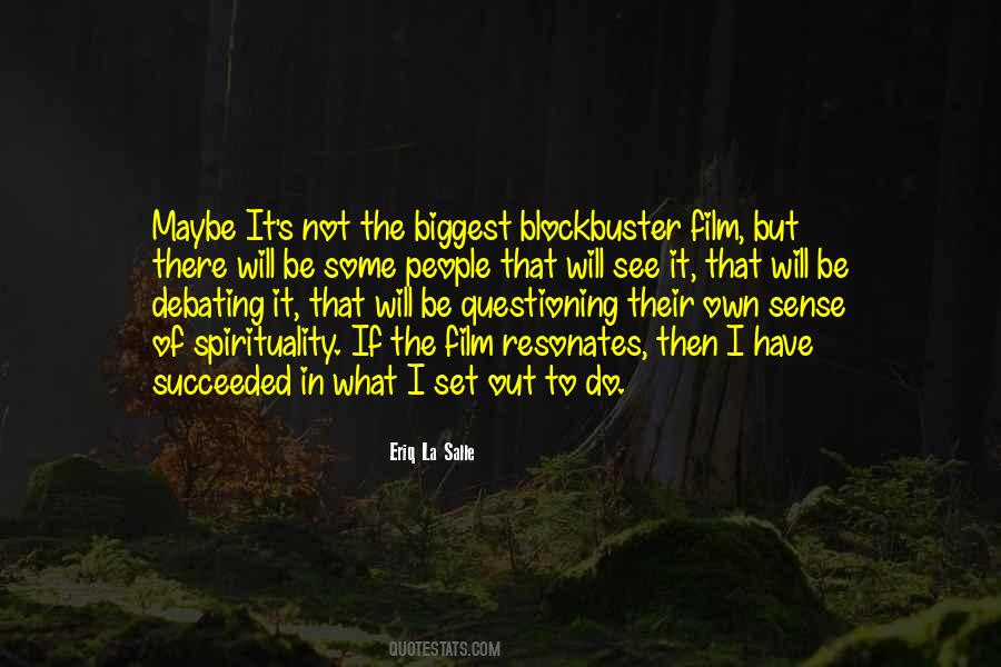 Blockbuster Film Quotes #1184286
