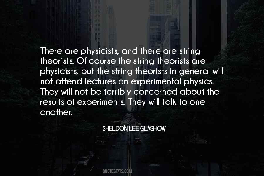 Quotes On Physics Experiments #1645369