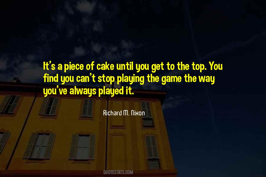 Quotes On Playing The Game #1007357