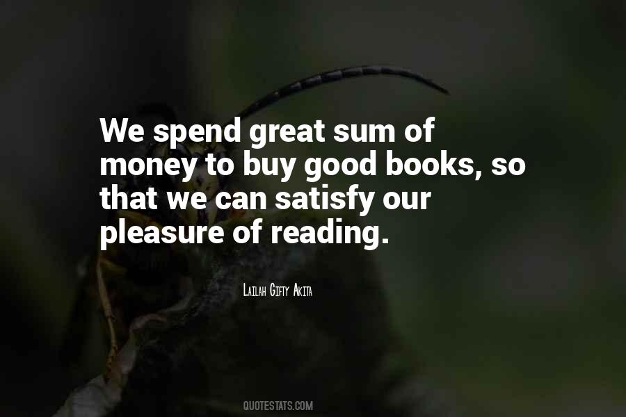 Quotes On Pleasure Of Reading Books #1105641