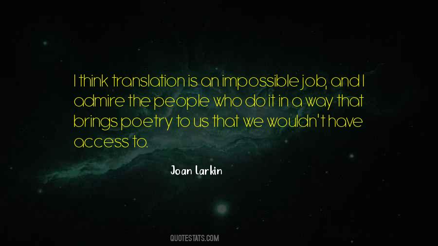 Quotes On Poetry Translation #835165