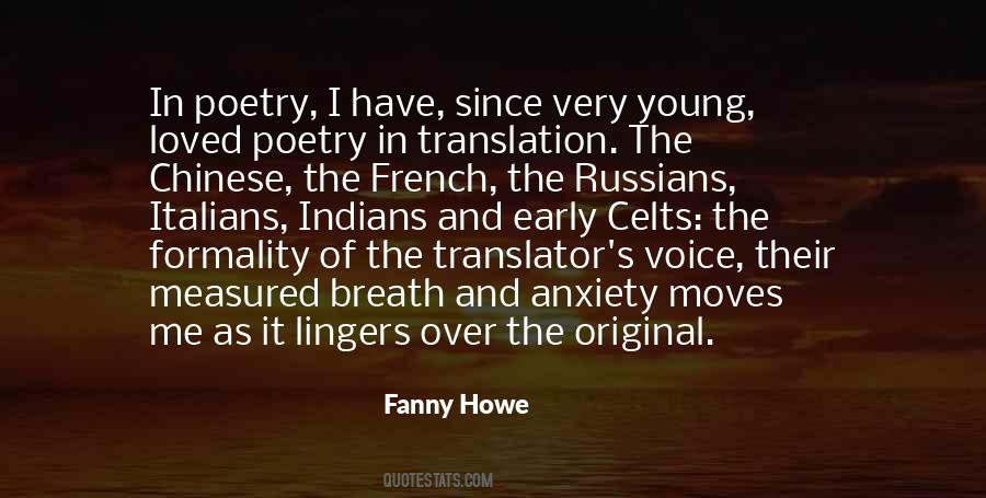 Quotes On Poetry Translation #916870