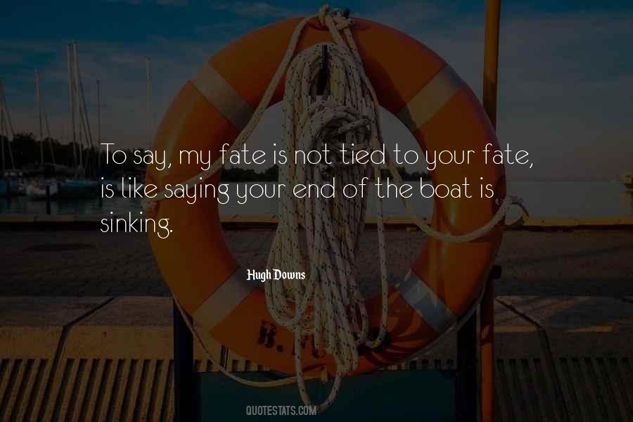 Quotes About Not Sinking #1507818