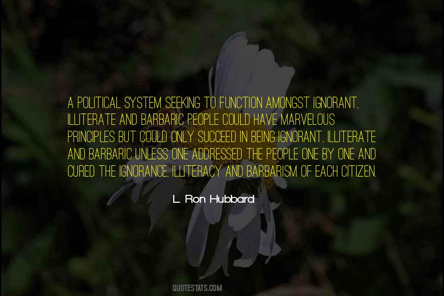 Quotes On Political Illiteracy #1724756