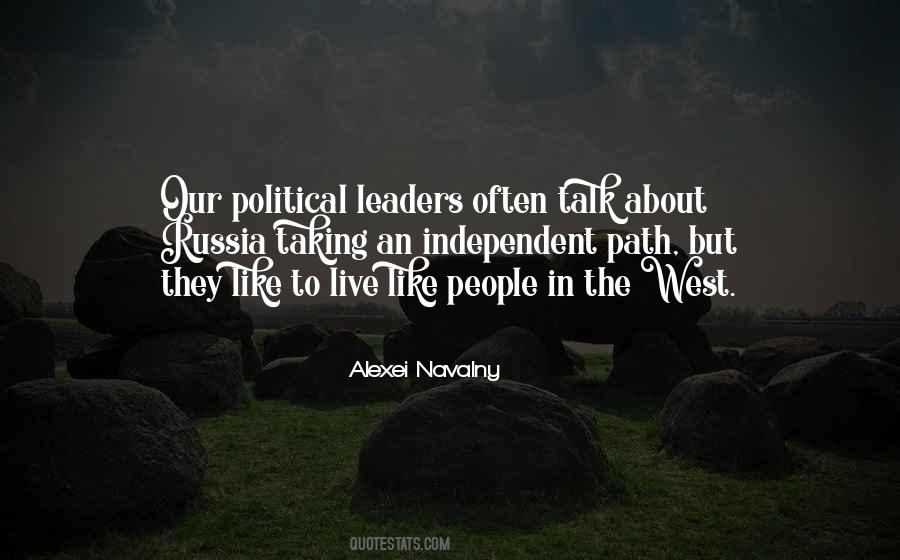 Quotes On Political Leaders #1334522