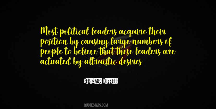 Quotes On Political Leaders #9301