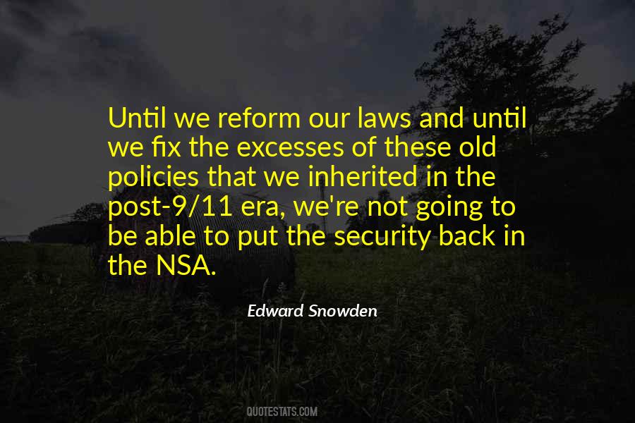 Quotes On Post 9/11 Security #929214