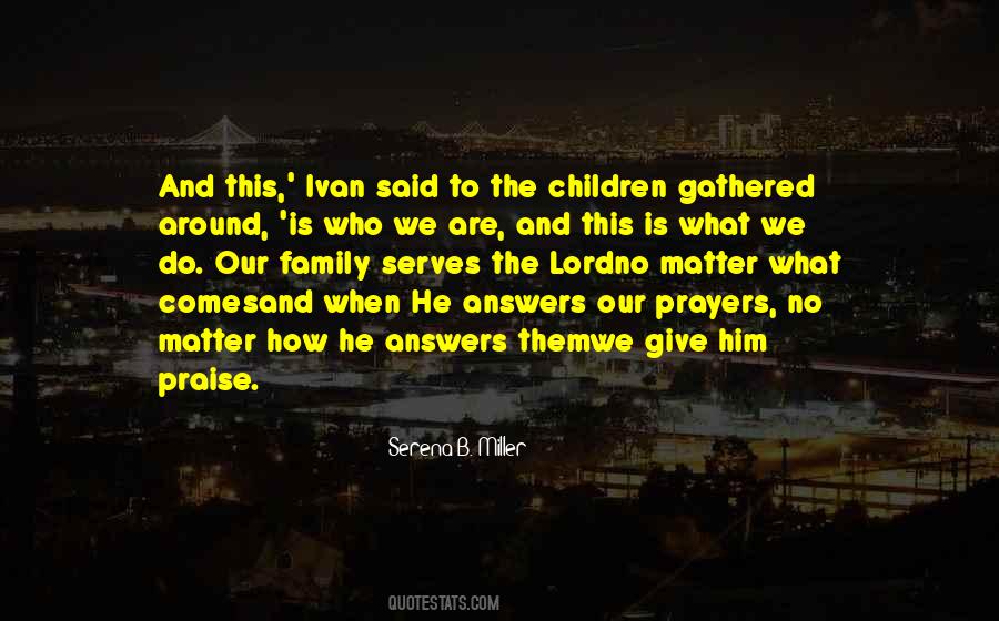 Family Prayer Quotes #1018218