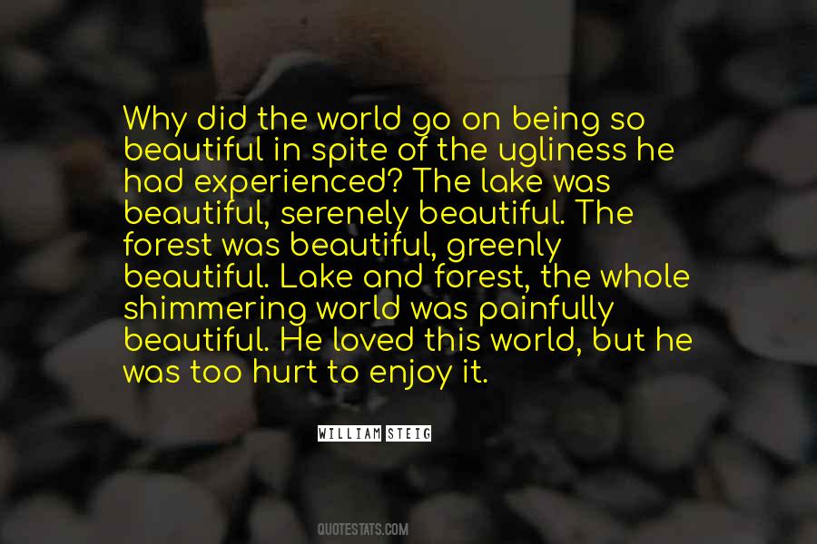 World Being Beautiful Quotes #1194454