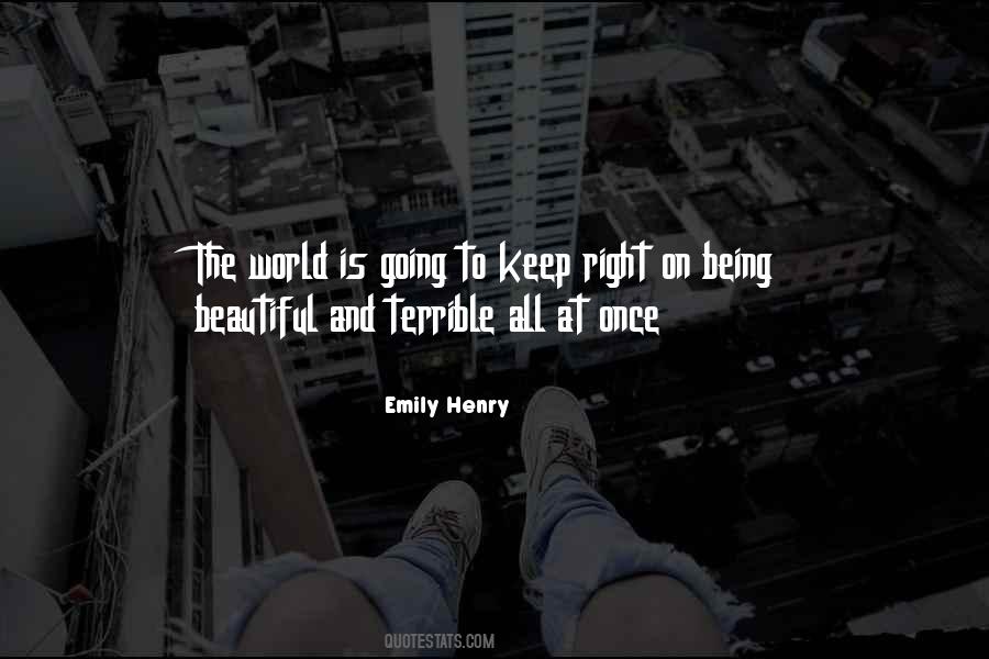 World Being Beautiful Quotes #168169