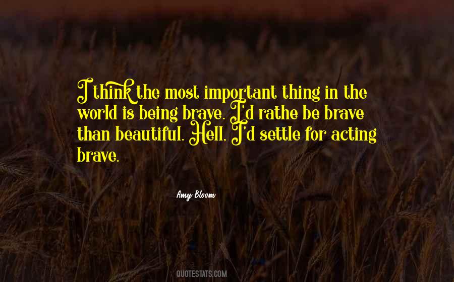 World Being Beautiful Quotes #292284