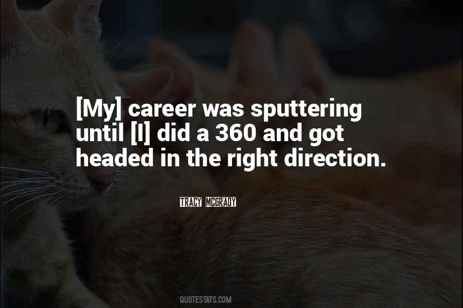 Career Direction Quotes #737753