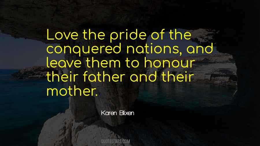 Quotes On Pride And Honour #1684069