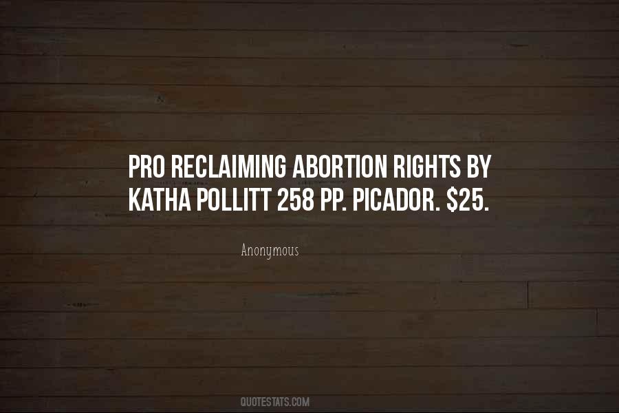 Quotes On Pro Abortion #597517