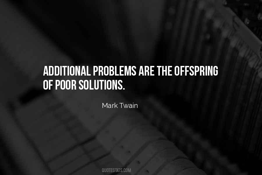 Quotes On Problems And Their Solutions #131167