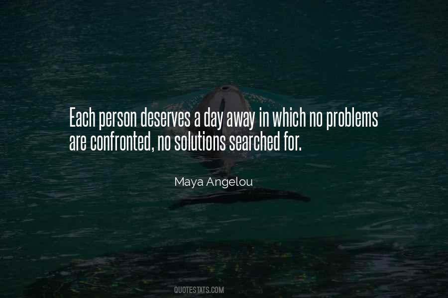 Quotes On Problems And Their Solutions #136469