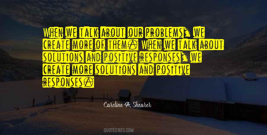 Quotes On Problems And Their Solutions #67824