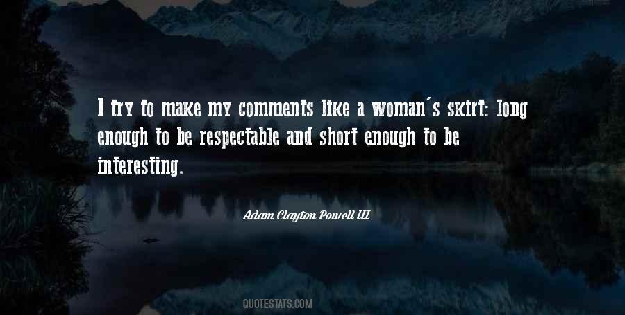 A Respectable Woman Quotes #1281863