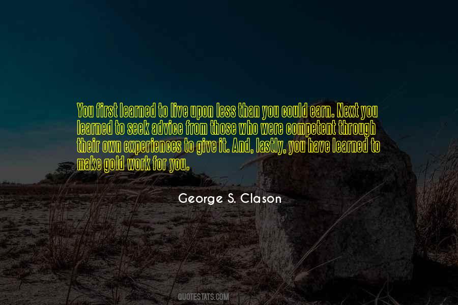 Clason Quotes #242408