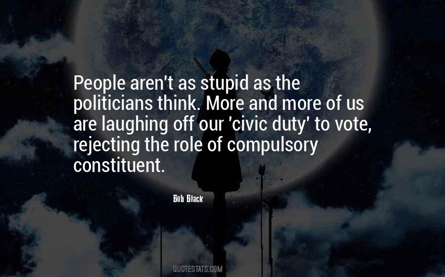 Civic Duty To Vote Quotes #273108