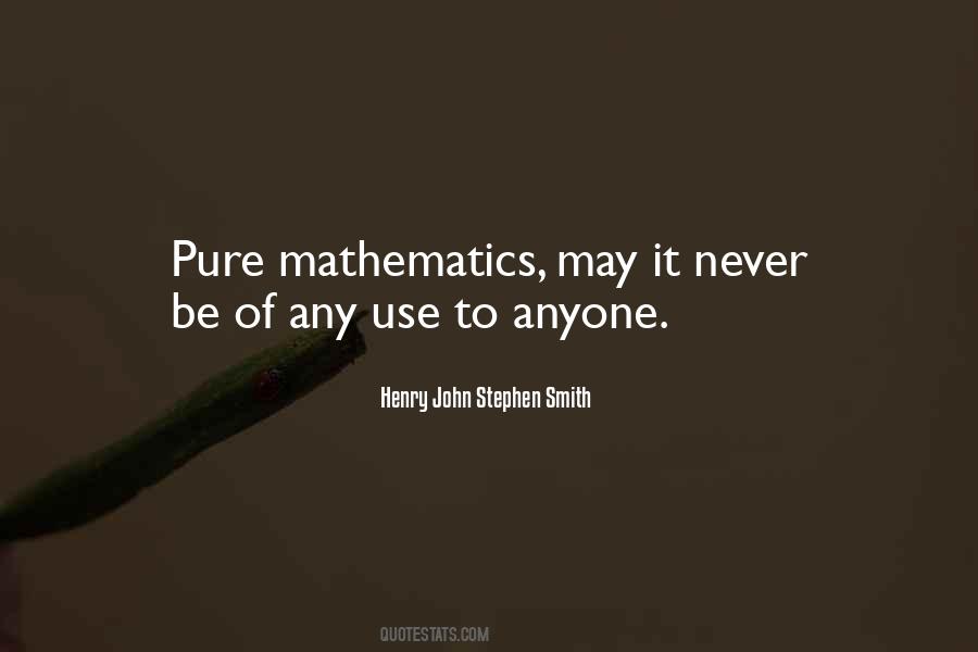 Quotes On Pure Mathematics #1113819