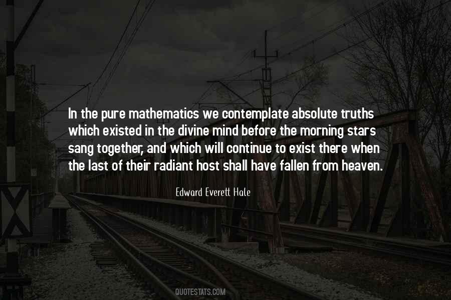 Quotes On Pure Mathematics #1374873