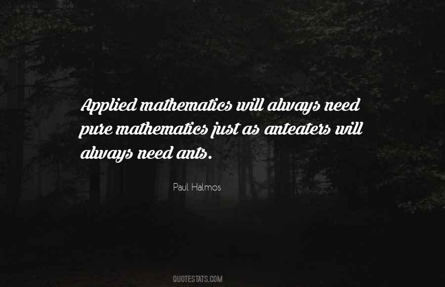 Quotes On Pure Mathematics #1471315