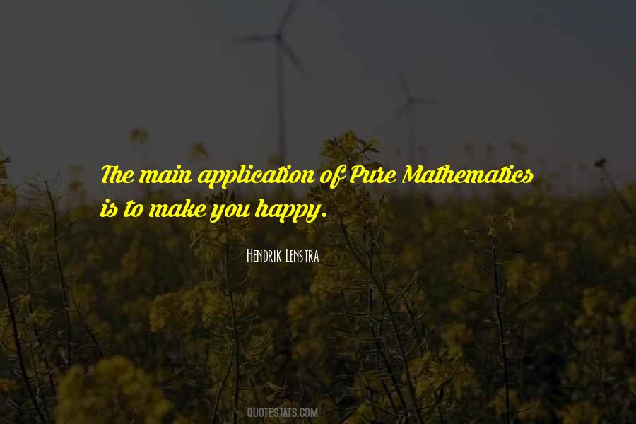 Quotes On Pure Mathematics #1579632