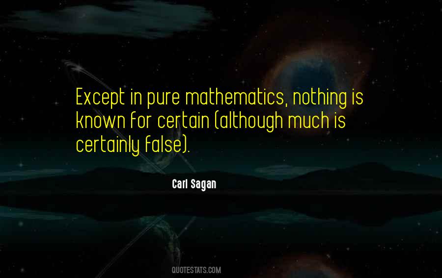 Quotes On Pure Mathematics #1786790
