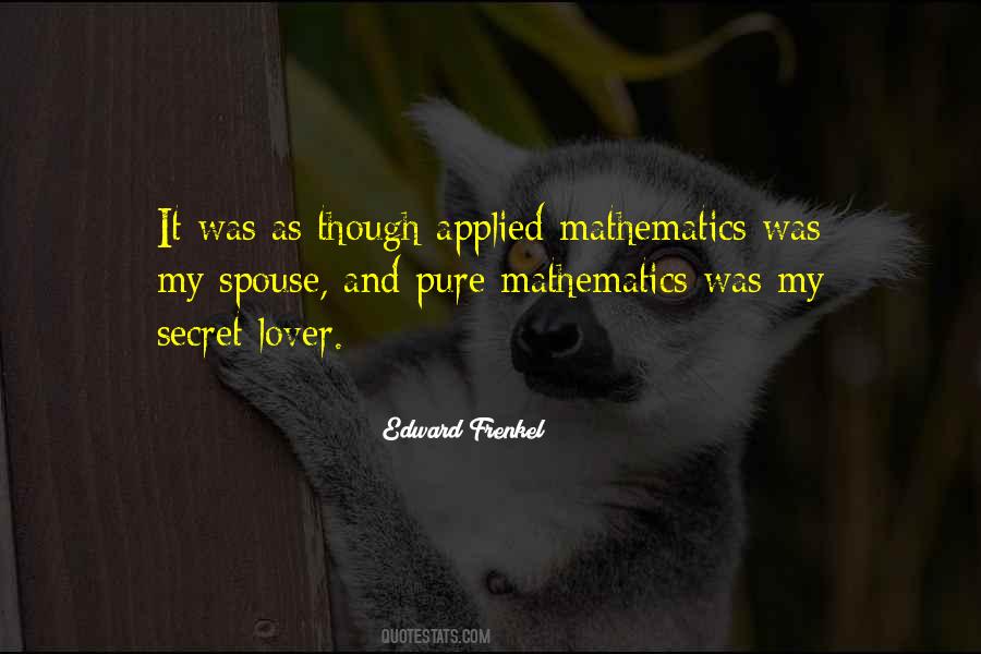 Quotes On Pure Mathematics #625228