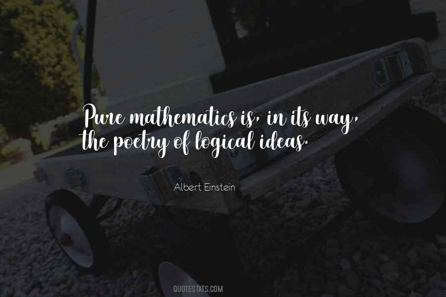 Quotes On Pure Mathematics #918535