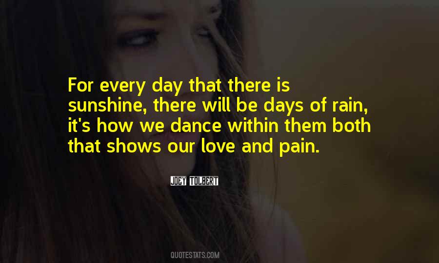 Quotes On Rain Love #70722