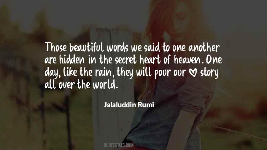 Quotes On Rain Love #95731