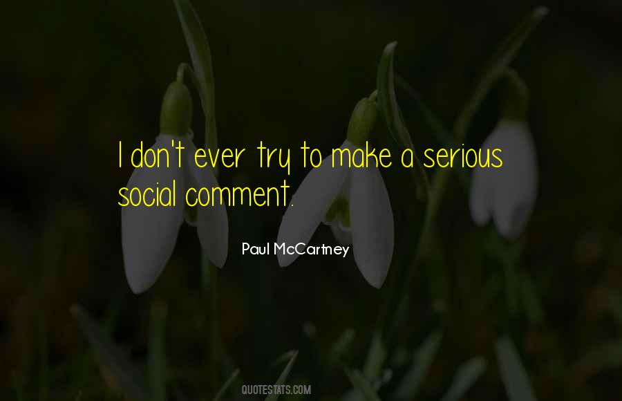 Social Comment Quotes #31968