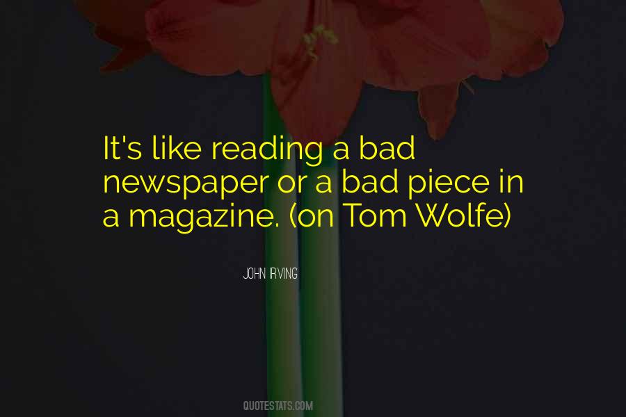 Quotes On Reading Newspaper #1752802