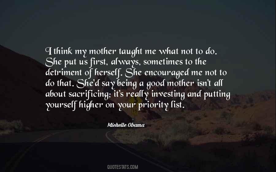 Quotes About Not Putting Yourself First #726608