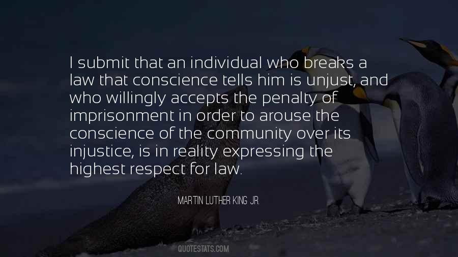 Quotes On Respect For Law And Order #726786