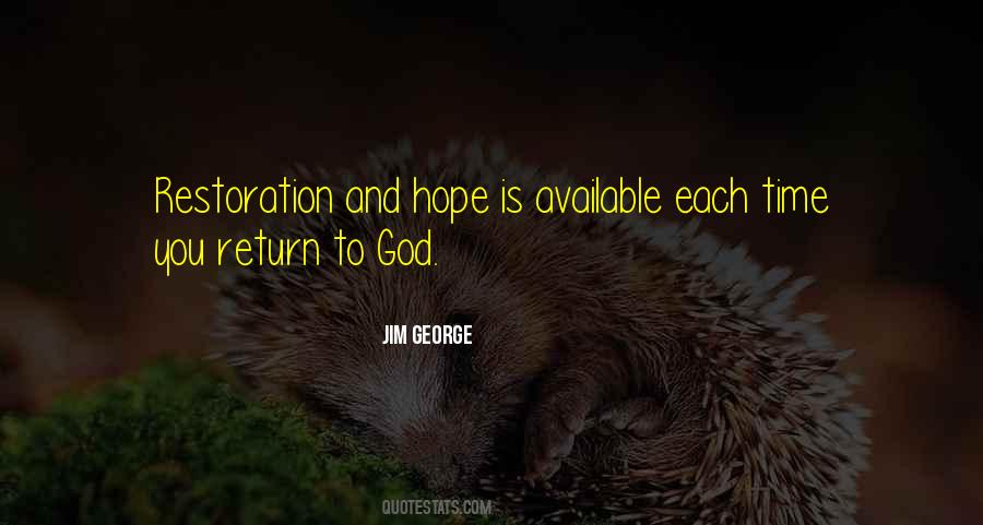 Return To God Quotes #1029020