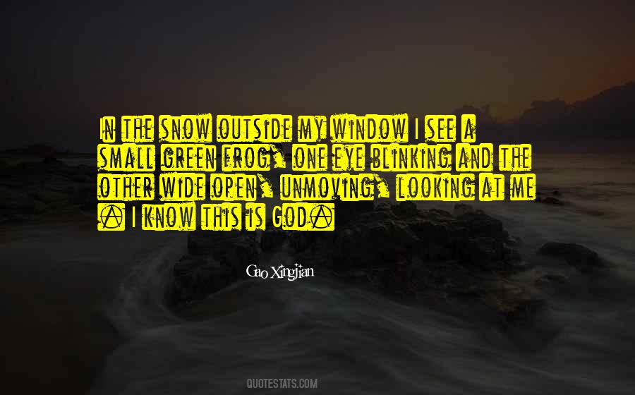 Not Blinking Quotes #420217