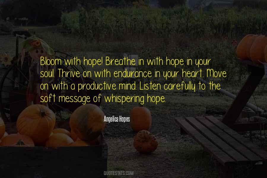 Hope Message Quotes #667805
